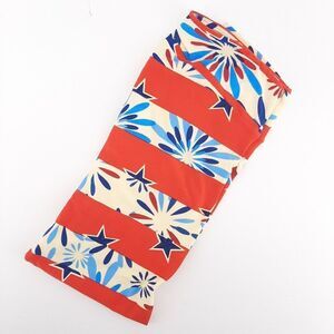 Americana Patriotic Stars Fireworks Leggings TC Tall Curvy New